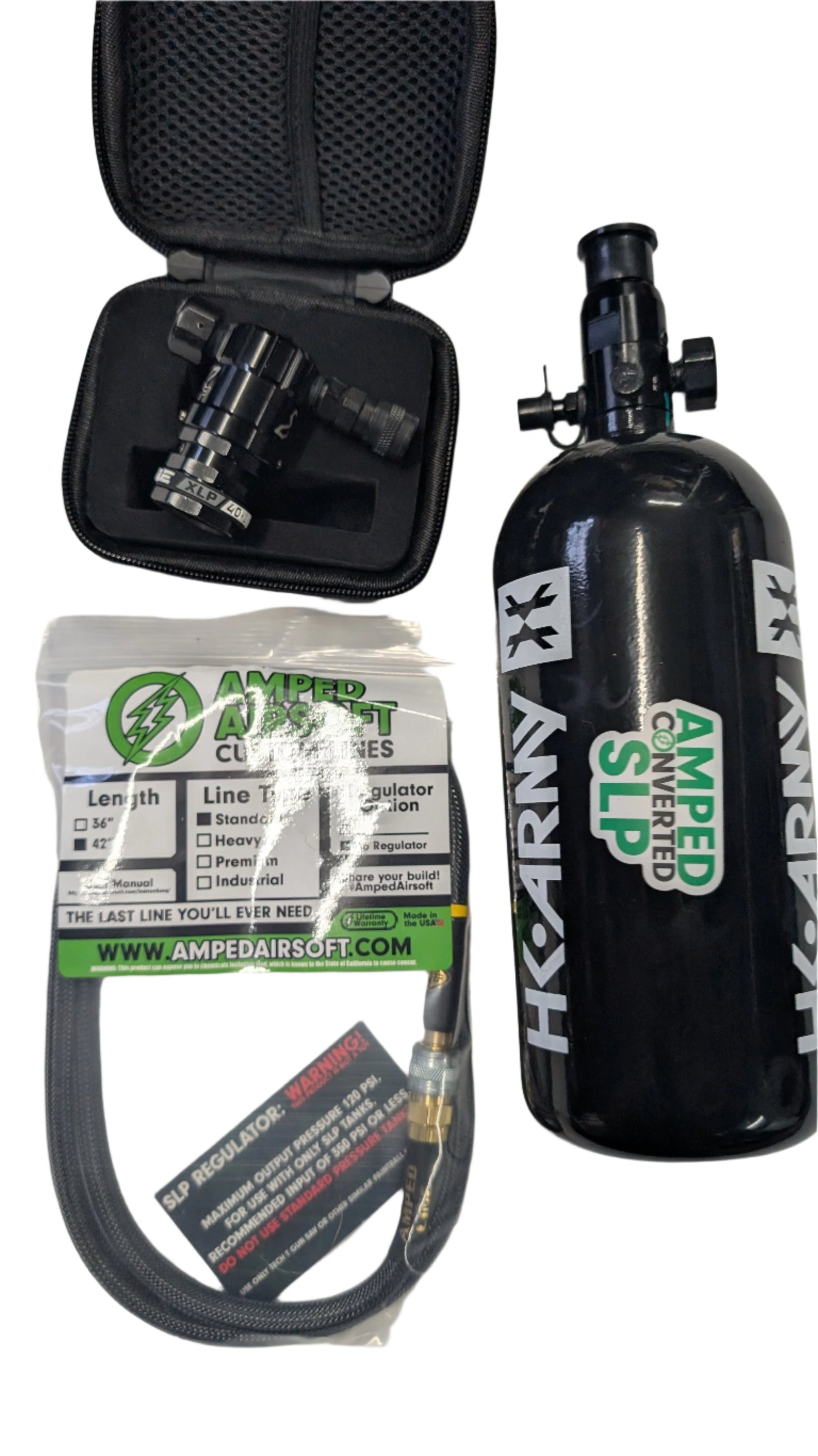 Amped HPA Starter Air Rig Kit | Tank and Air Rig – JollyAirsoft