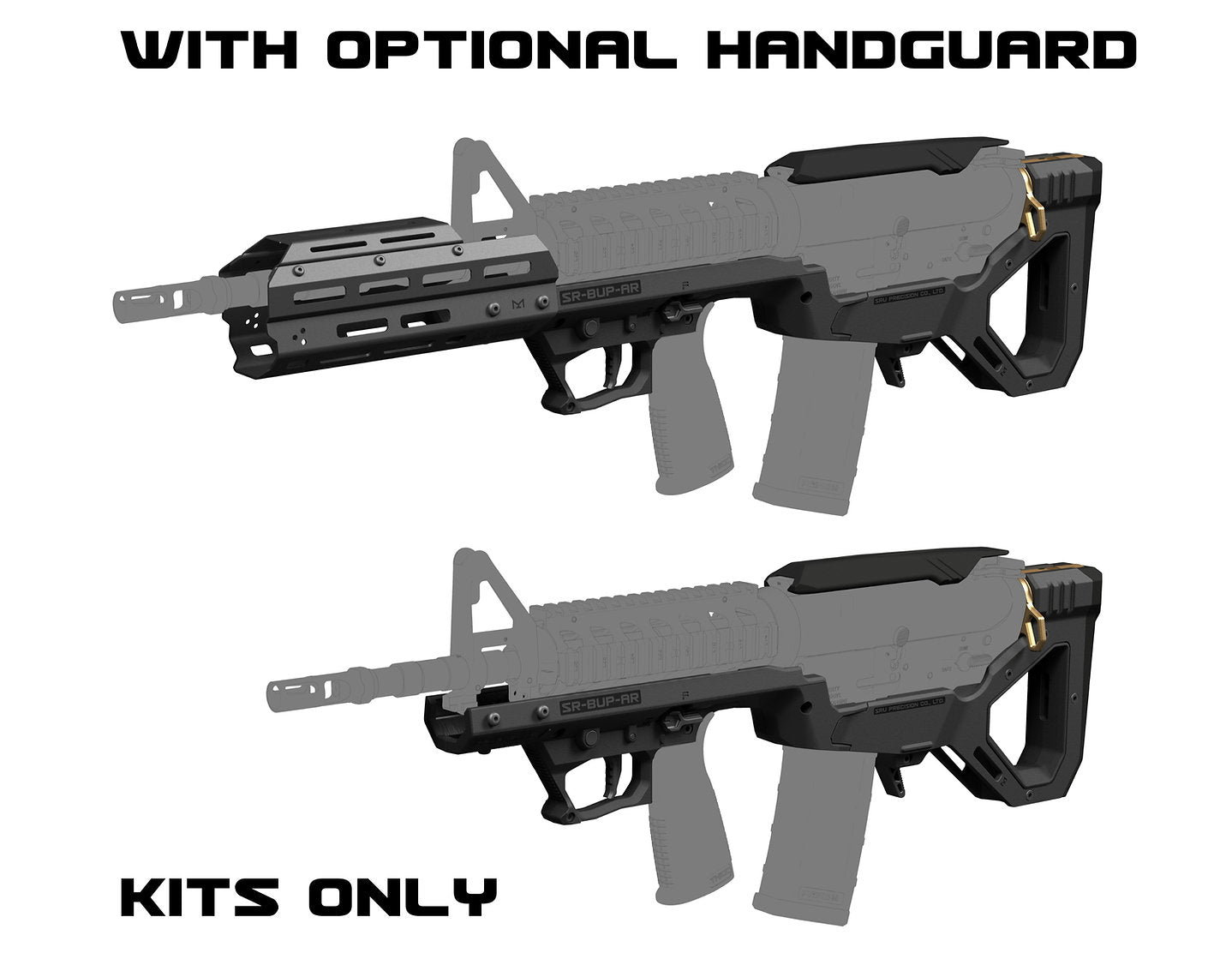 SRU SARB-15 Bullpup Kit for MTWs or GBBR (AIRSOFT VERSION)